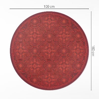 Pvc rug Decorative pattern in vintage Persian style