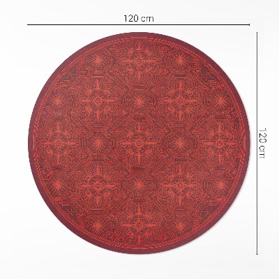 Pvc rug Decorative pattern in vintage Persian style