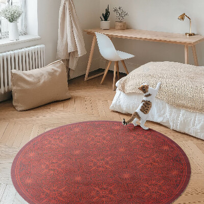 Pvc rug Decorative pattern in vintage Persian style