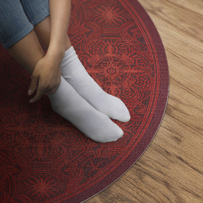 Pvc rug Decorative pattern in vintage Persian style