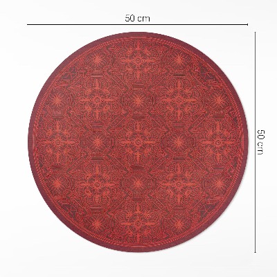 Pvc rug Decorative pattern in vintage Persian style
