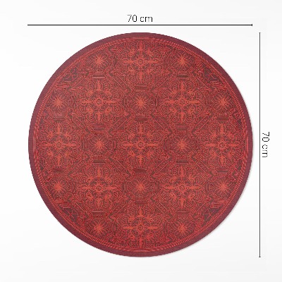 Pvc rug Decorative pattern in vintage Persian style