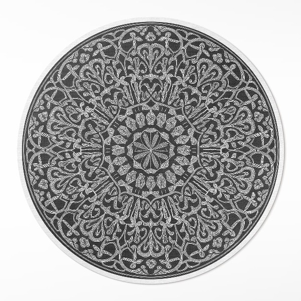 Pvc carpet Oriental mandala geometric arabesque