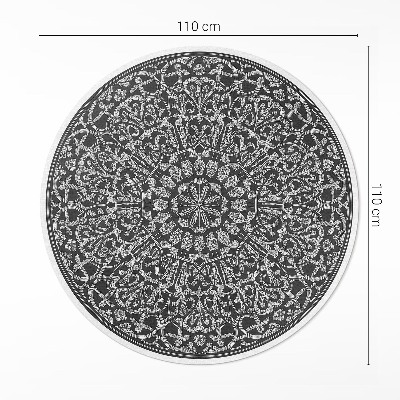 Pvc carpet Oriental mandala geometric arabesque
