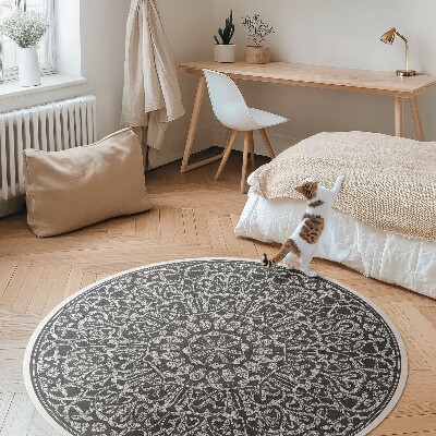Pvc carpet Oriental mandala geometric arabesque