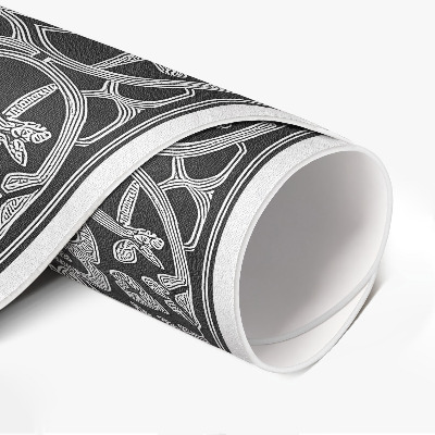 Pvc carpet Oriental mandala geometric arabesque