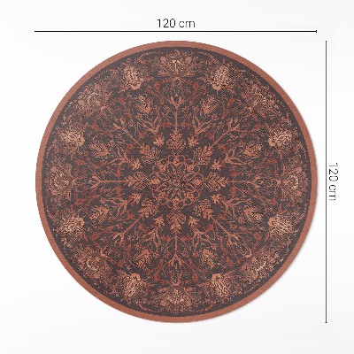 Pvc carpet Decorative vintage geometric pattern