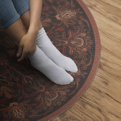 Pvc carpet Decorative vintage geometric pattern