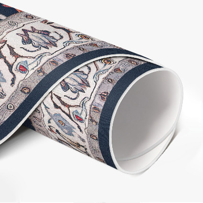 Pvc carpet Vintage decorative pattern in old style