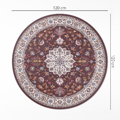 Vinyl rug Old decorative pattern in vintage style