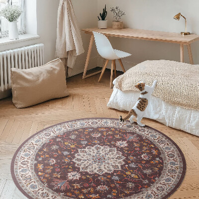 Vinyl rug Old decorative pattern in vintage style
