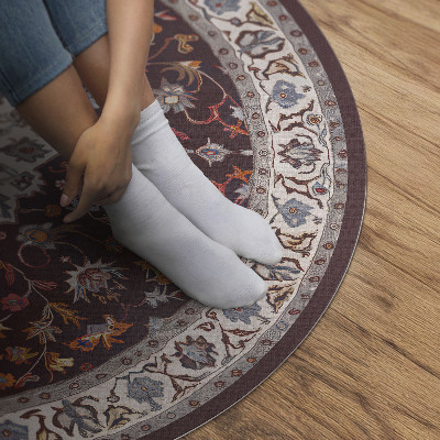 Vinyl rug Old decorative pattern in vintage style