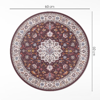 Vinyl rug Old decorative pattern in vintage style