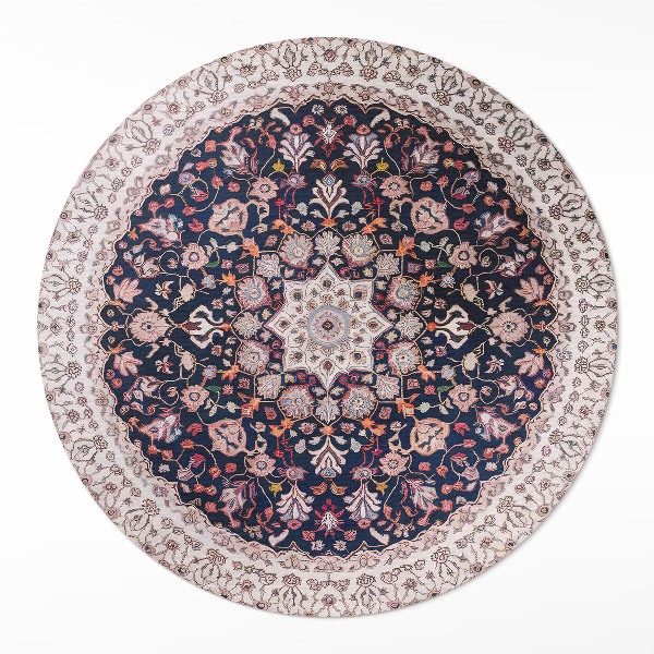 Vinyl floor rug Vintage decorative mandala pattern in old style