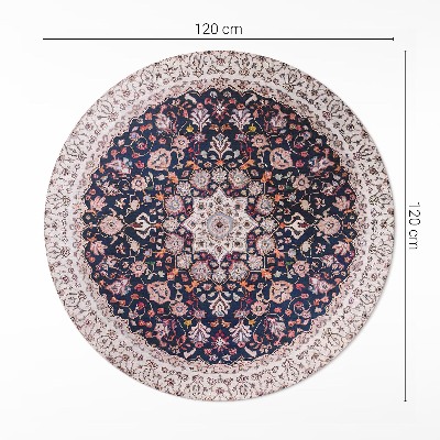 Vinyl floor rug Vintage decorative mandala pattern in old style