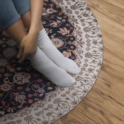 Vinyl floor rug Vintage decorative mandala pattern in old style