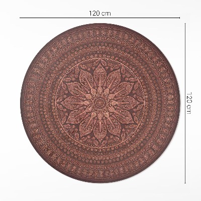 Pvc carpet Oriental mandala decorative pattern boho