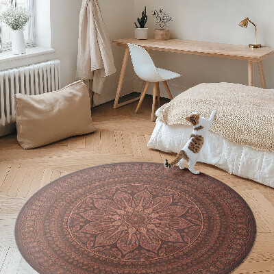 Pvc carpet Oriental mandala decorative pattern boho