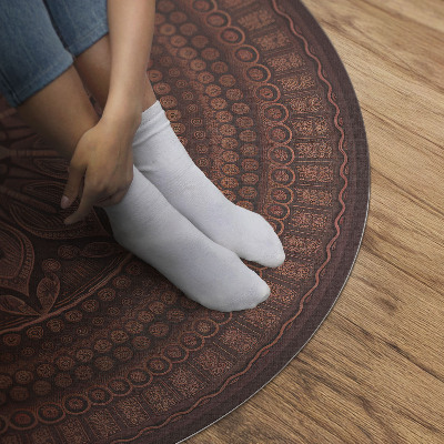 Pvc carpet Oriental mandala decorative pattern boho