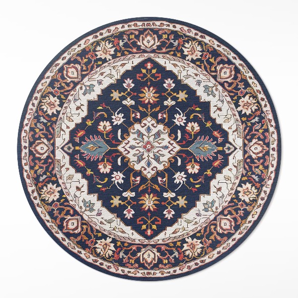Pvc rug Elegant Turkish decorative pattern vintage