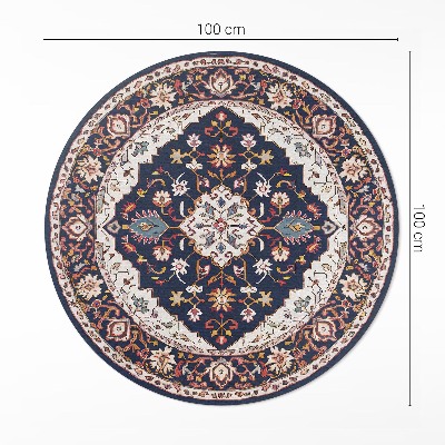Pvc rug Elegant Turkish decorative pattern vintage