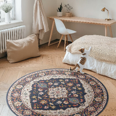 Pvc rug Elegant Turkish decorative pattern vintage