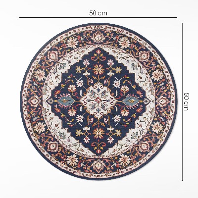 Pvc rug Elegant Turkish decorative pattern vintage
