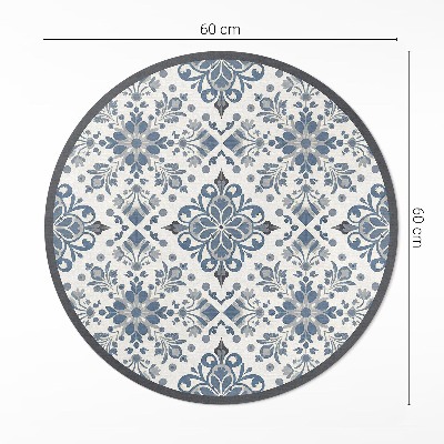 Pvc carpet Decorative ornaments plant motifs vintage