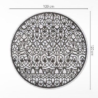 Vinyl rug Abstract patterned composition
