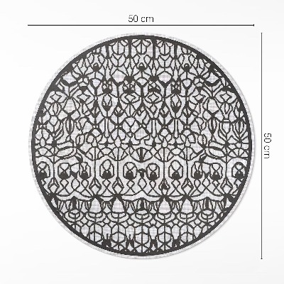 Vinyl rug Abstract patterned composition