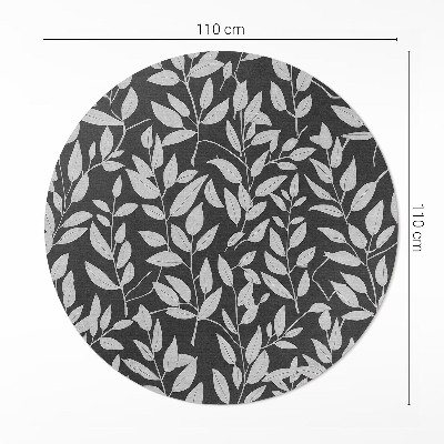 Pvc rug Delicate bright twigs