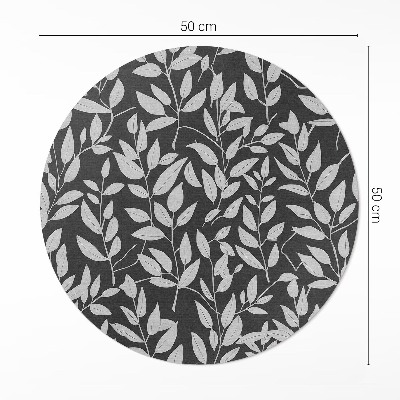Pvc rug Delicate bright twigs