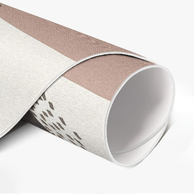 Pvc rug Abstract composition of spots boho style