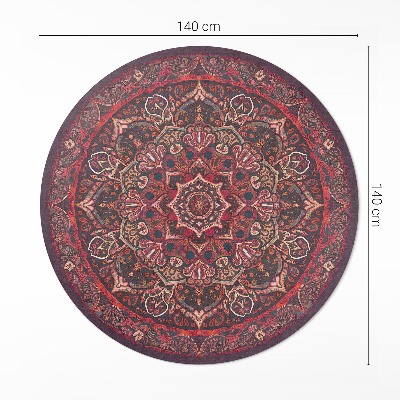Vinyl rug Decorative mandala in Persian style