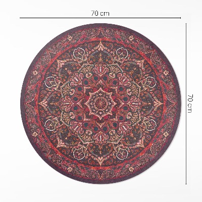 Vinyl rug Decorative mandala in Persian style