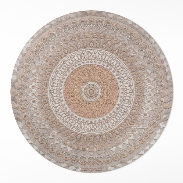 Pvc carpet Knitted mandala