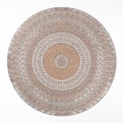 Pvc carpet Knitted mandala