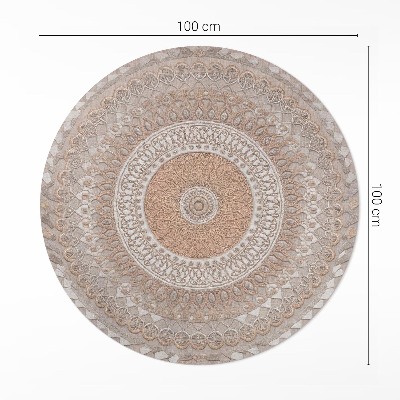 Pvc carpet Knitted mandala