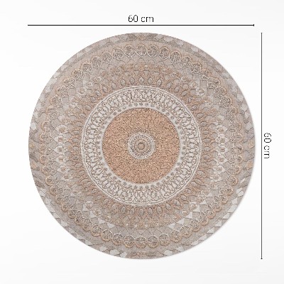 Pvc carpet Knitted mandala