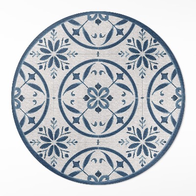 Vinyl rug Fine tiles style Portuguese vintage
