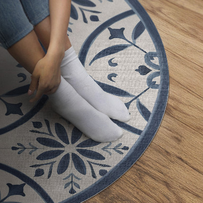 Vinyl rug Fine tiles style Portuguese vintage