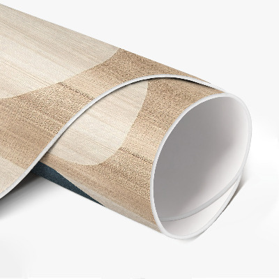 Pvc carpet Geometric shapes in retro style