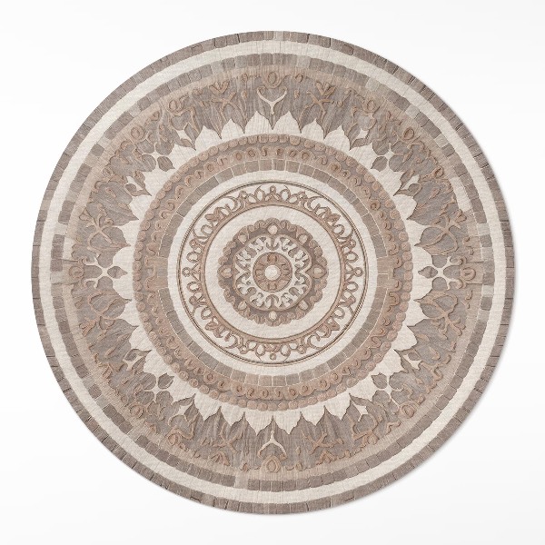 Vinyl floor rug Decorative ornament in antique style
