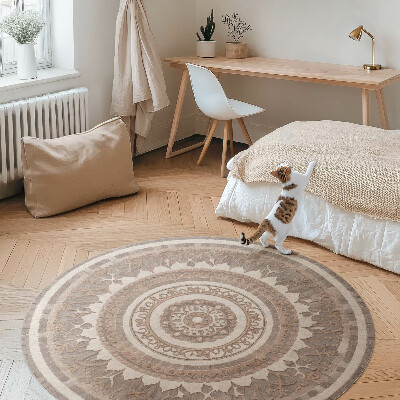 Vinyl floor rug Decorative ornament in antique style