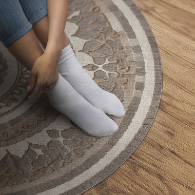 Vinyl floor rug Decorative ornament in antique style