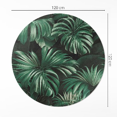 Vinyl floor rug Leaves monstery tropical jungle