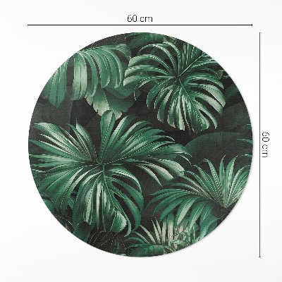 Vinyl floor rug Leaves monstery tropical jungle