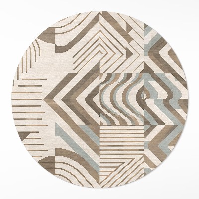 Pvc carpet Irregular lines and shapes abstraction