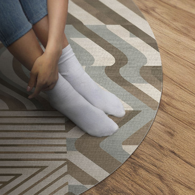 Pvc carpet Irregular lines and shapes abstraction