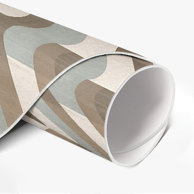 Pvc carpet Irregular lines and shapes abstraction